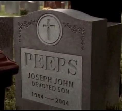 joey peeps headstone.